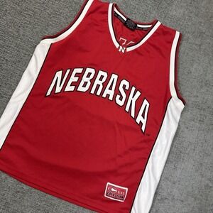 Nebraska Cornhuskers Basketball Jersey Mens XL Red NCAA Colosseum #12